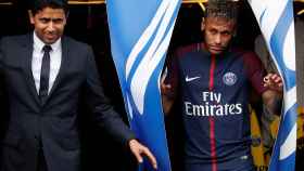 Neymar, en su presentación con el PSG.