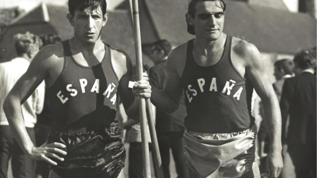 Perurena y Cuesta, ganadores del Sella en 1967.