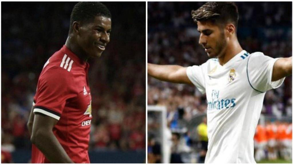 Rashford y Asensio se retan en Skopje