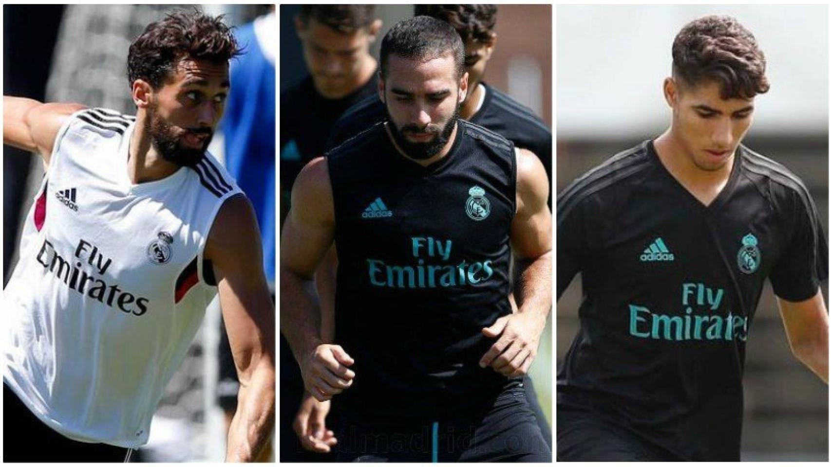 Arbeloa, Carvajal y Achraf, la sucesión natural del lateral derecho