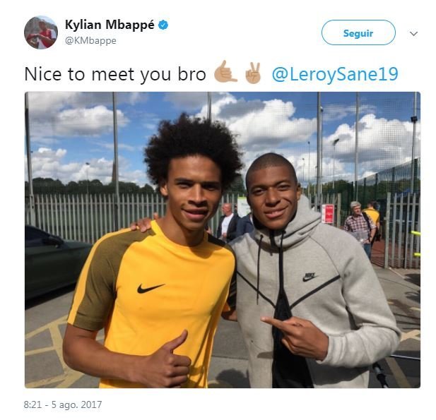 tuit mbappé