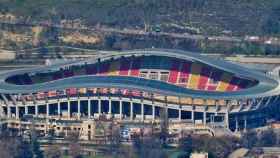 Estadio Felipe II de Skopje, lugar donde se jugará la Supercopa de Europa.