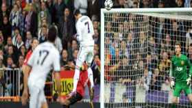 El golazo de Cristiano al United en Champions.