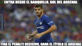Meme sobre Morata tras perder el Chelsea la Community Shield   Foto: memedeportes.com