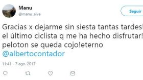 Las redes sociales despiden a Contador.