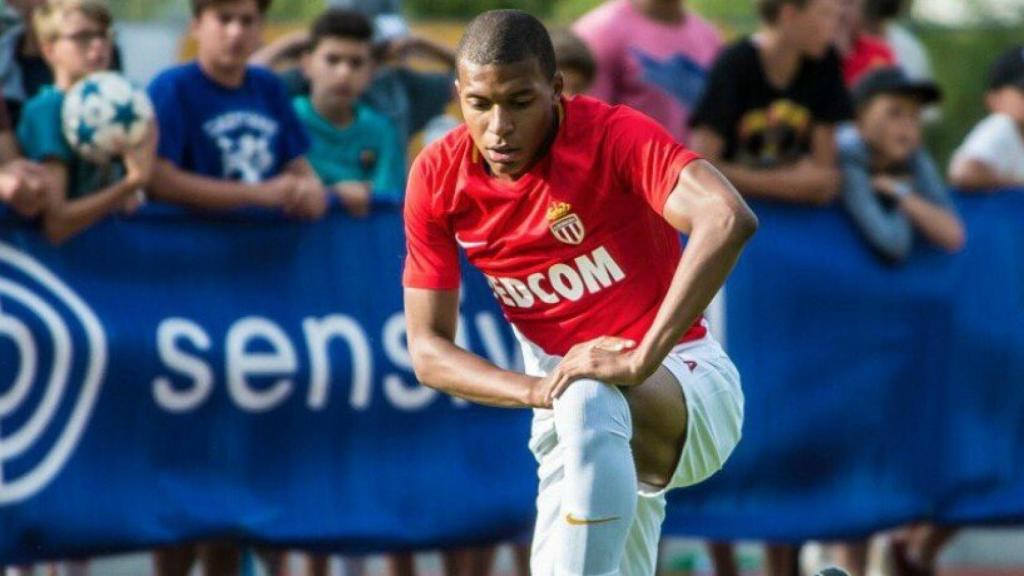 Mbappé, entre Mónaco y Madrid   Foto: Twitter (@KMbappe)