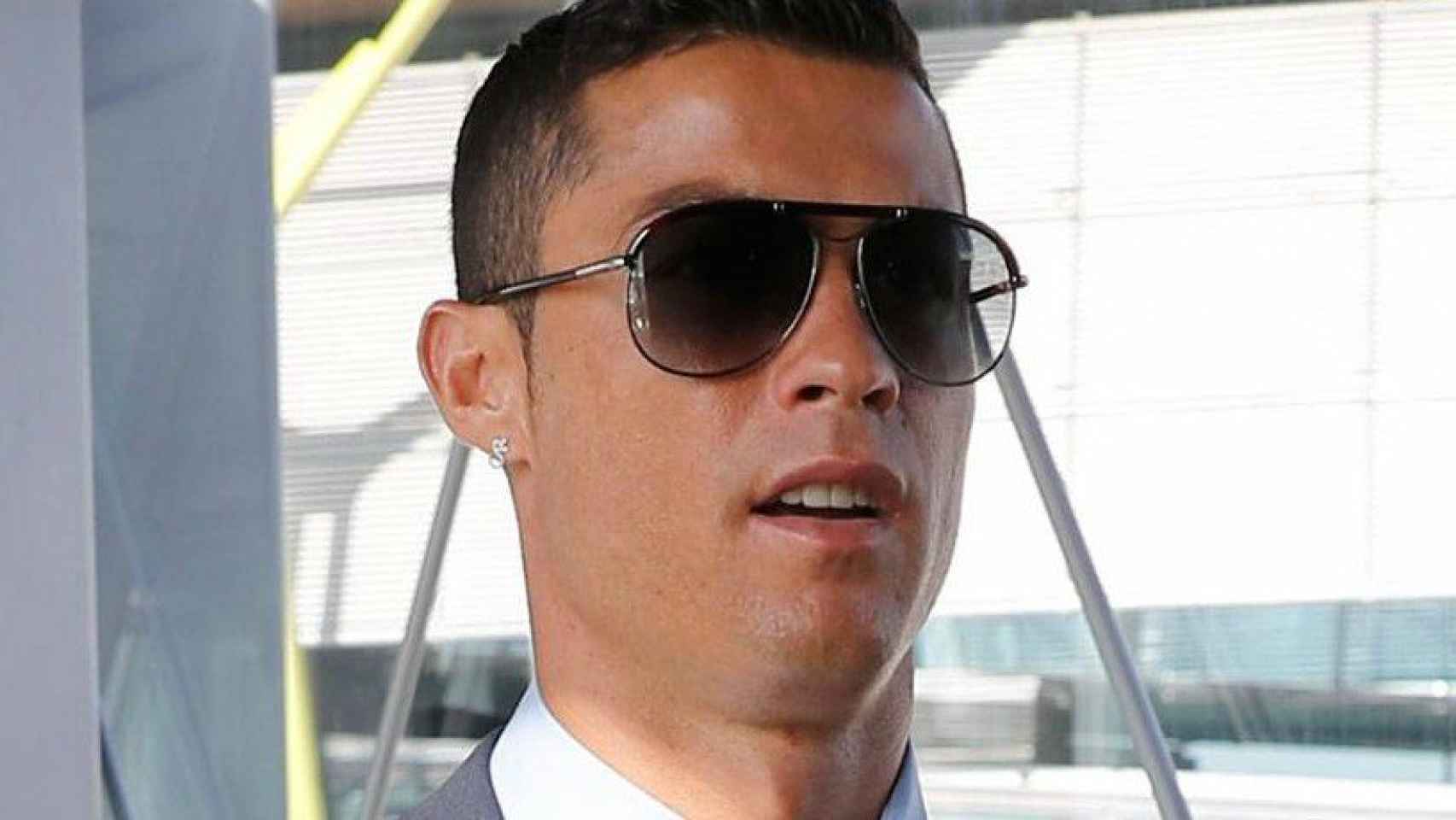 Cristiano llega a Skopje con el Real Madrid