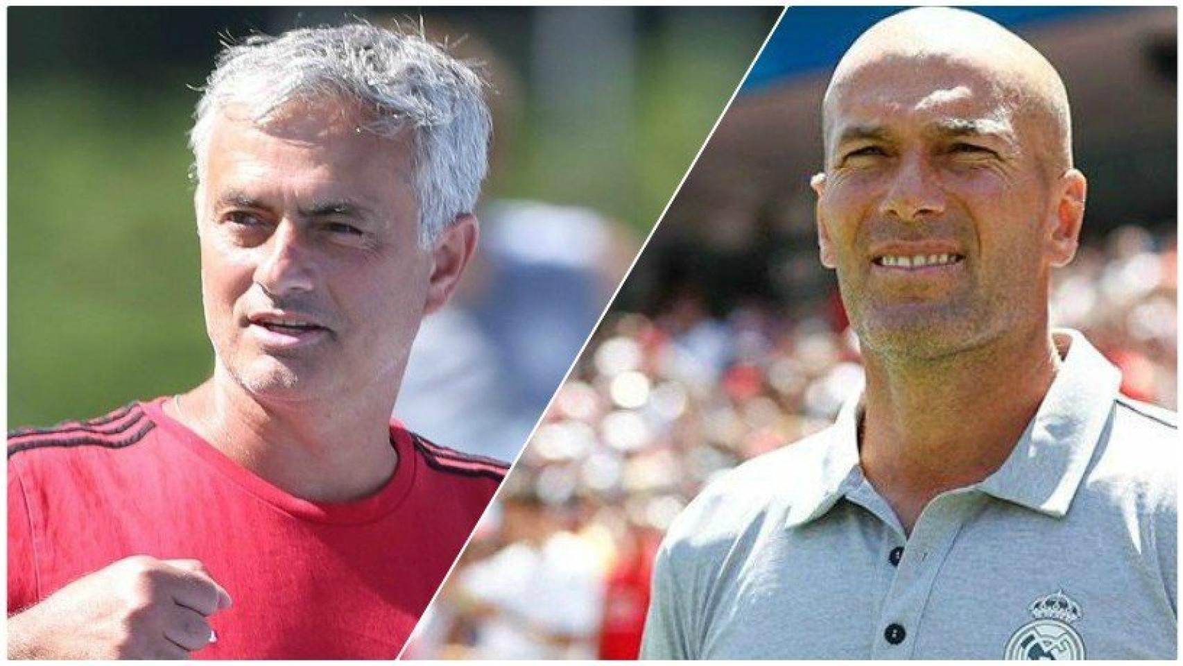 Mourinho y Zidane, frente a frente en la Supercopa de Europa.