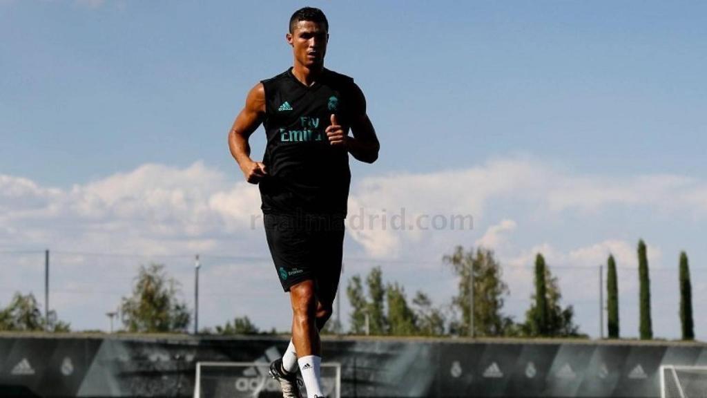 Cristiano realizando carrera continua