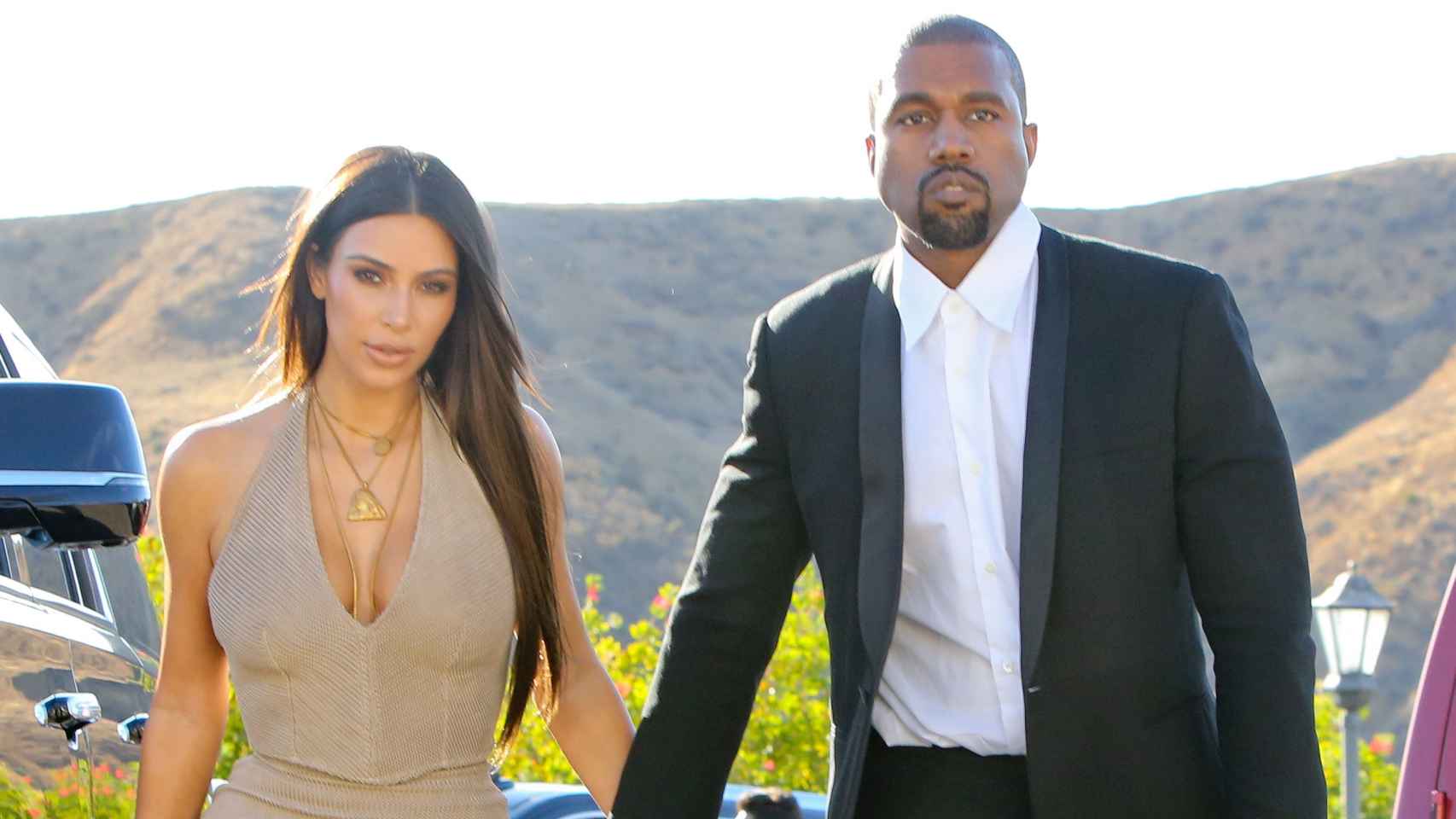 El matrimonio formado por Kim Kardashian y Kanye West.