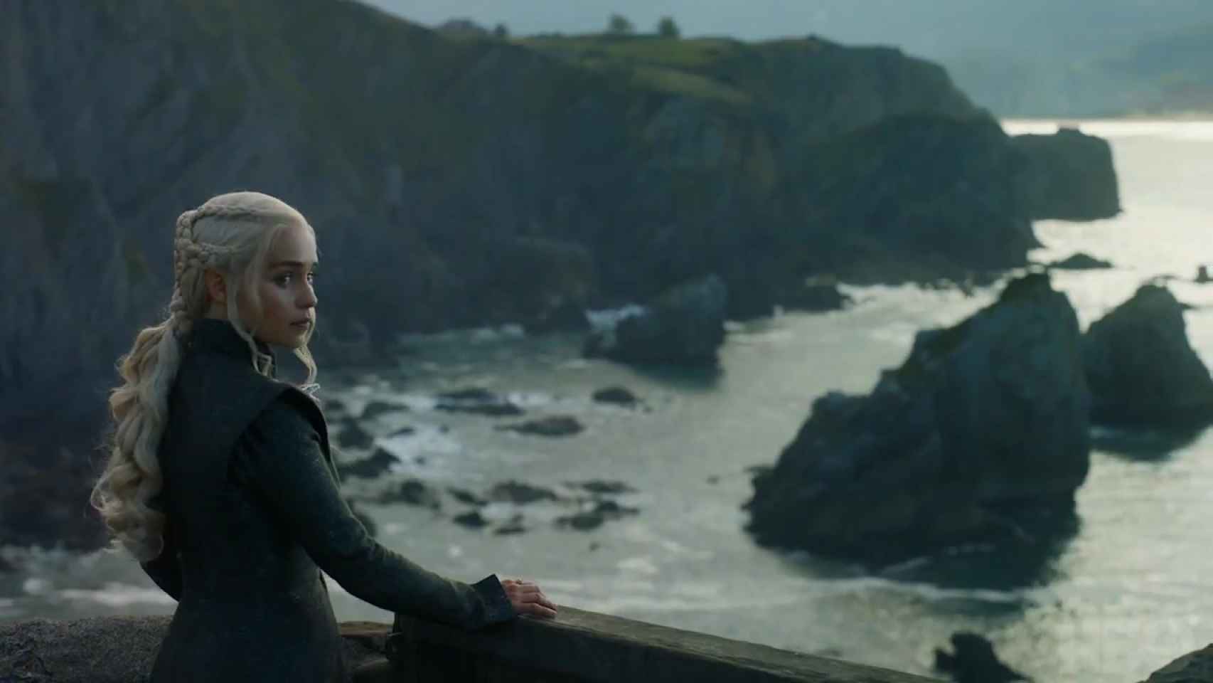 Daenerys Targaryen (Khaleesi) en Rocadragón en uno de los capítulos de esta séptima temporada. | Foto: Juego de Tronos (2011).