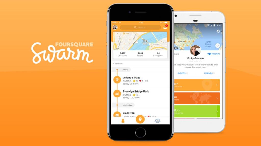 Foursquare da otro cambio de rumbo a Swarm y la redefine por completo