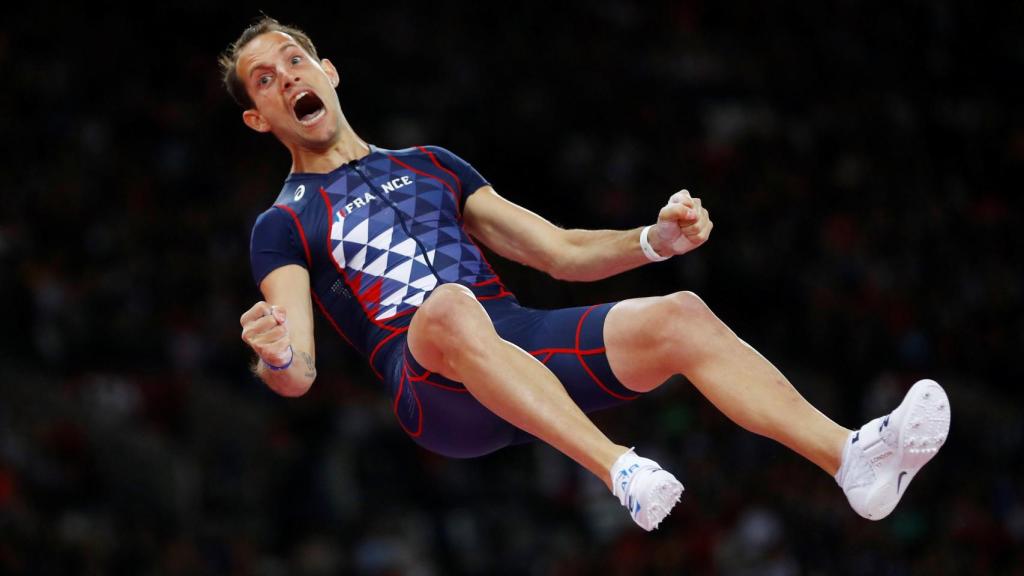 Lavillenie quedó 3º en la final de pértiga con 5.89m. Tiene 5 medallas en Mundiales, pero ninguna de oro.