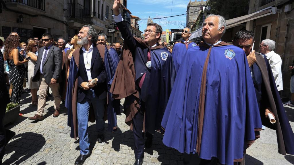 Núñez Feijoo y José Coronado, este verano en Cambados