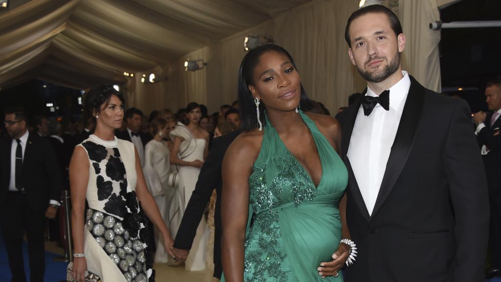 Serena Williams y Alexis Ohanian en mayo de 2017.