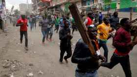 Protestas en las calles de Nairobi tras la denuncia de la oposición por fraude electoral.