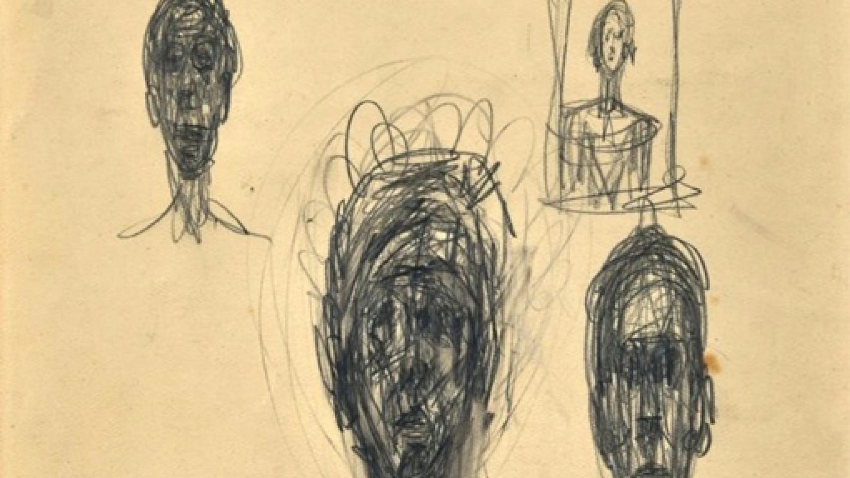 Image: Descubren unos dibujos de Giacometti en una tienda de antigüedades