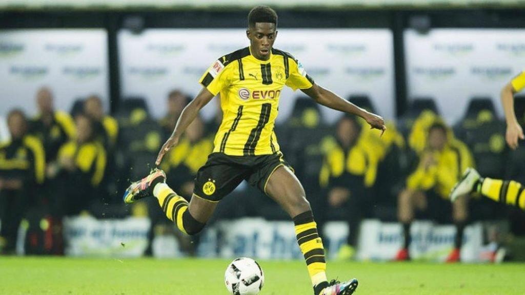 Dembélé, entre Madrid y Barcelona.   Foto: bvb.de