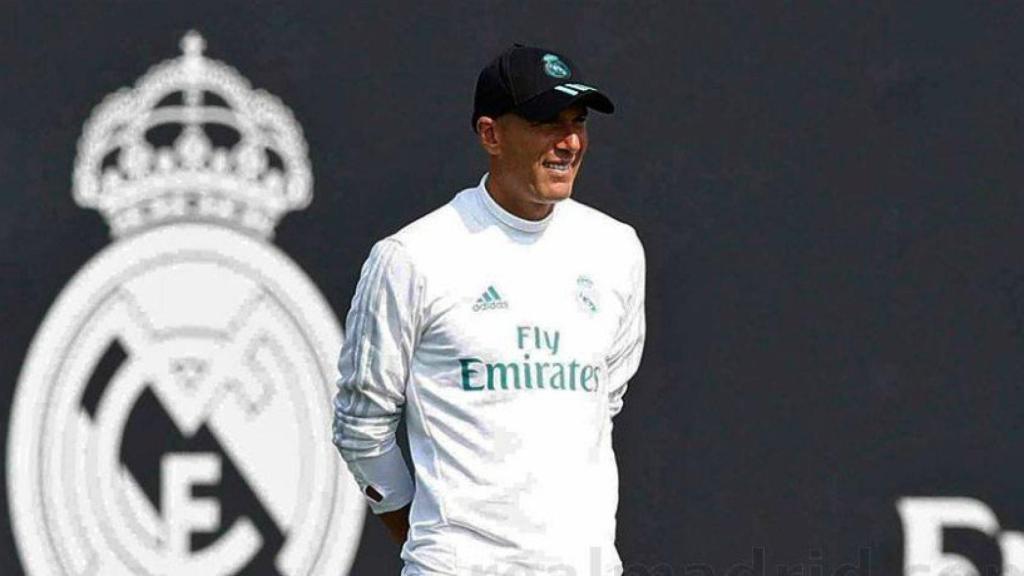 Zidane en entrenamiento.