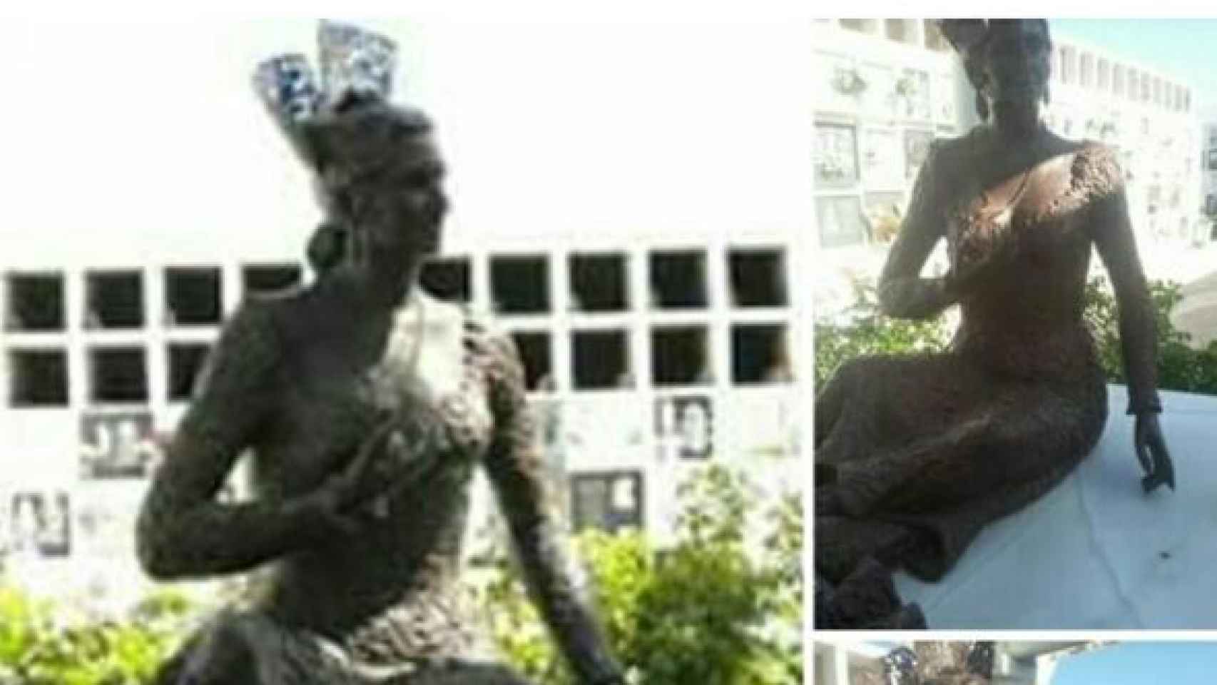 La estatua sin el clavel.