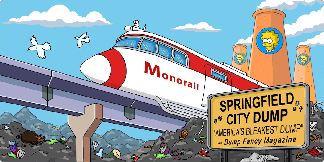 monorail los simpsons