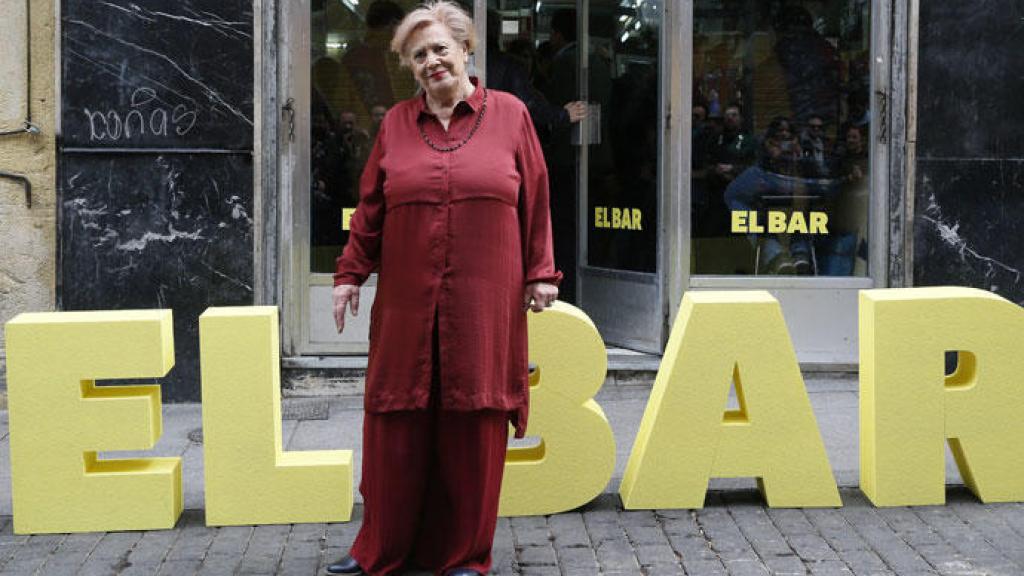 Terele Pávez, durante la presentación de su última película, 'El bar'.