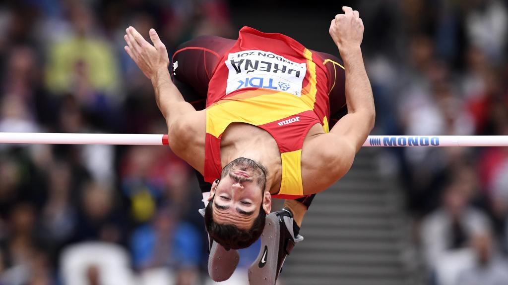 Ureña saltó 2.08 en la altura del decathlon.