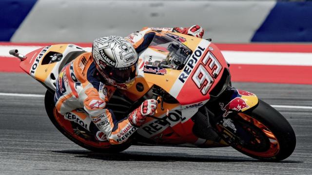 Marc Márquez, durante los entrenamientos del GP de Austria de MotoGP.