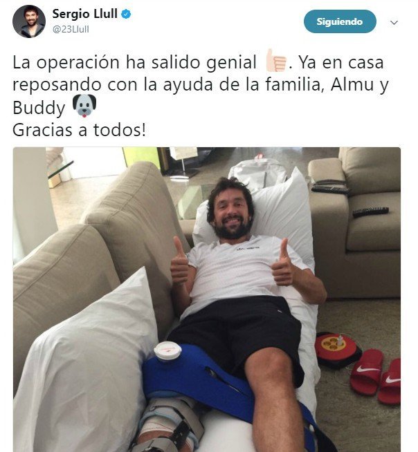 El mensaje de Llull a los aficionados del Madrid tras su operación