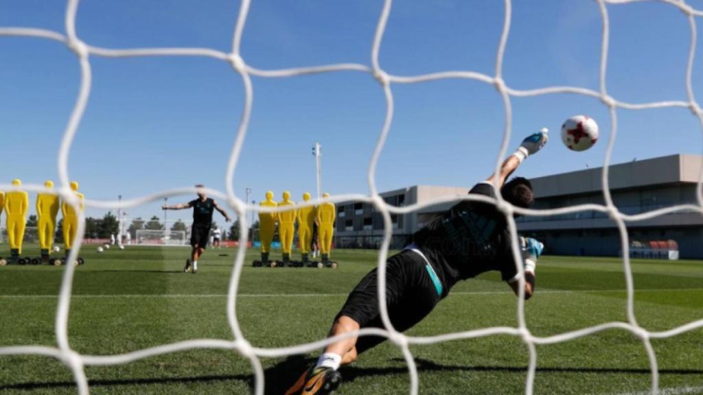 Último entrenamiento del Real Madrid antes del partido ante el Barcelona