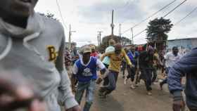 Imagen de las protestas en Kenia.