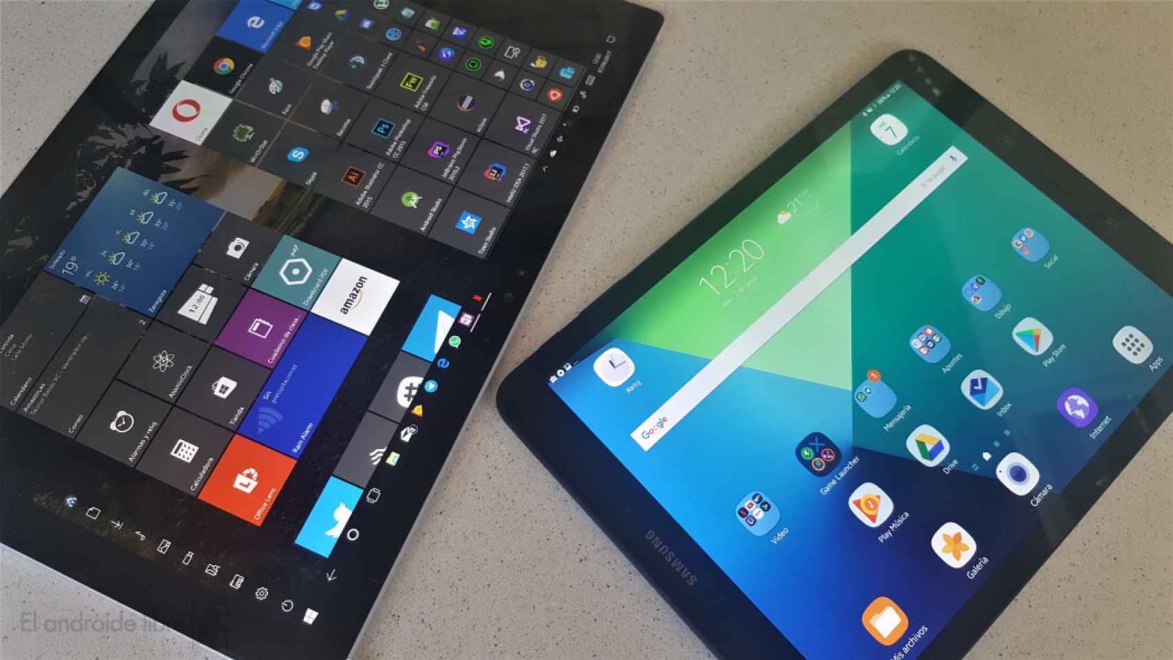 Android vs Windows: Los enfrentamos con la Galaxy Tab S3 y la Surface Pro 4