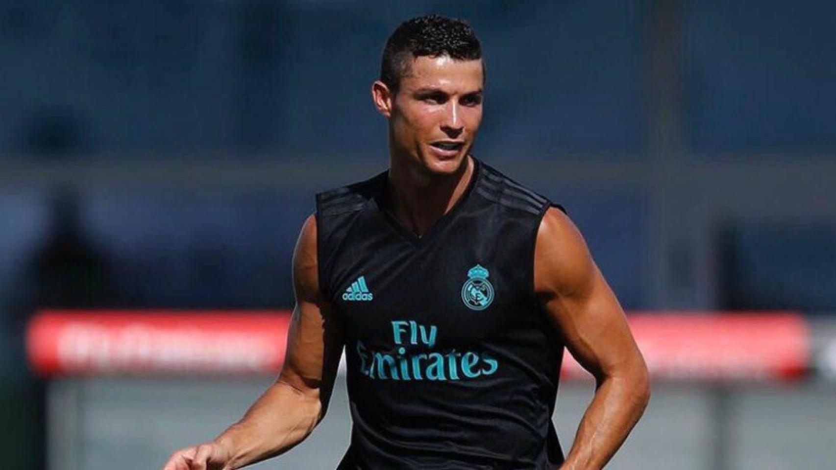 Cristiano en su regreso al Real Madrid   Foto: Twitter (@Cristiano)