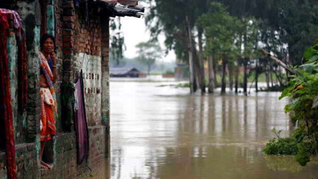 Inundaciones y corrimientos de tierra en Nepal.