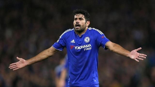 Diego Costa, durante un partido con el Chelsea.