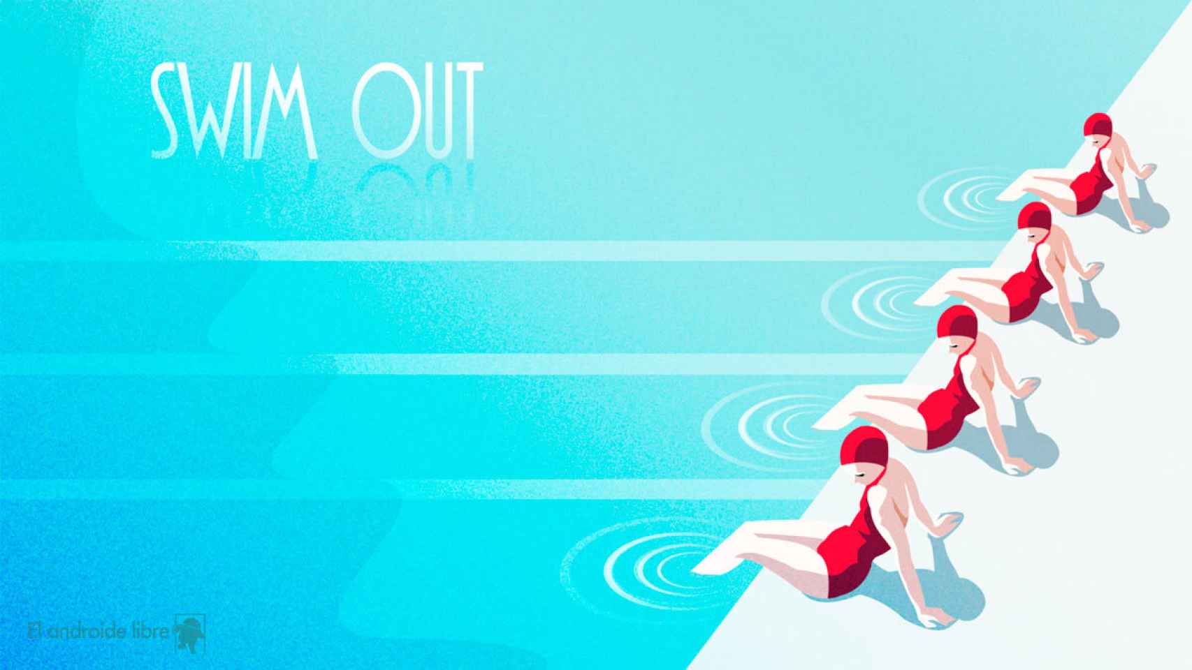 Este inmenso juego de puzles te reta a meterte en la piscina: Swim Out