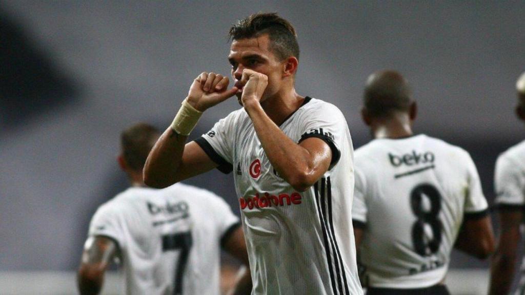 Pepe con el Besiktas. Foto Twitter (@Besiktas)