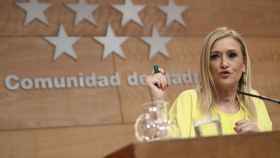 Cristina Cifuentes, estupefacta por las declaraciones del aspirante a liderar el PSOE-M.