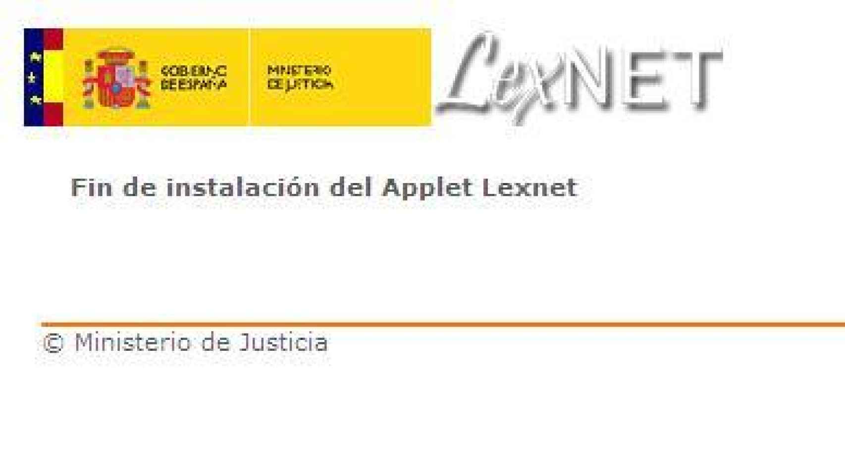 LexNET es un webmail para notificaciones judiciales.