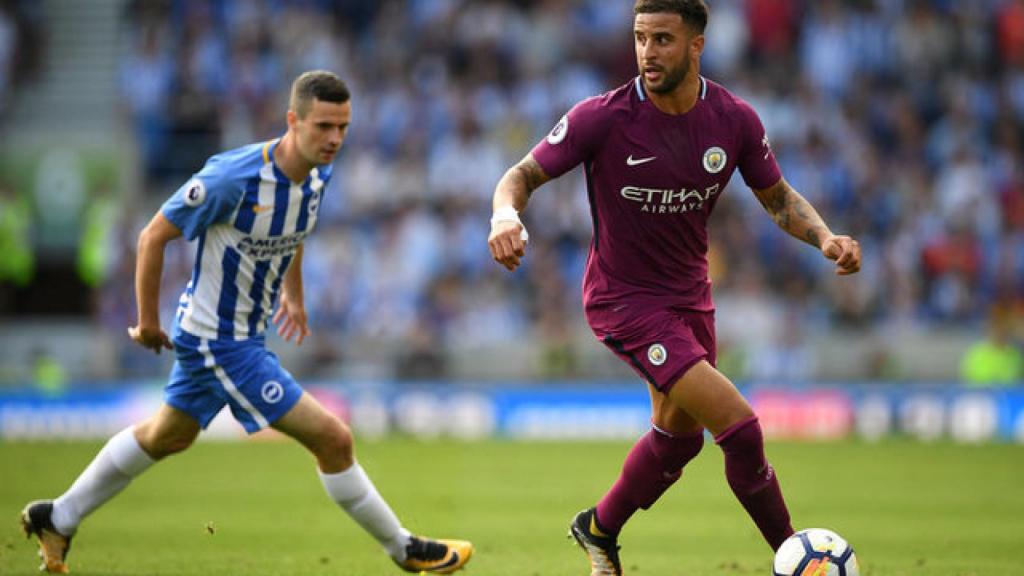 Kyle Walker, ex del Tottenham, por el que el City pagó 50 millones de euros. REUTERS