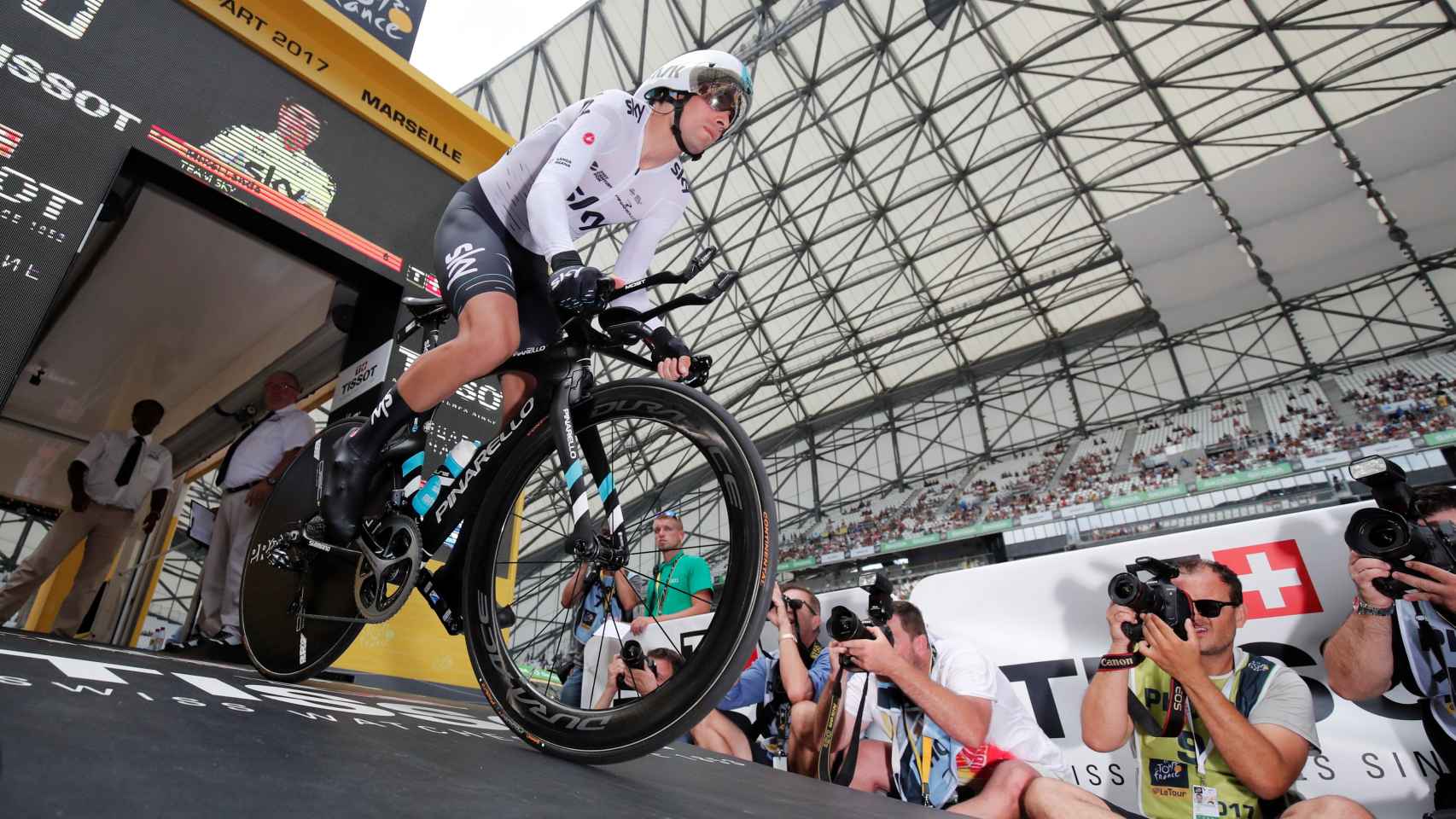 Mikel Landa, durante el Tour de Francia.