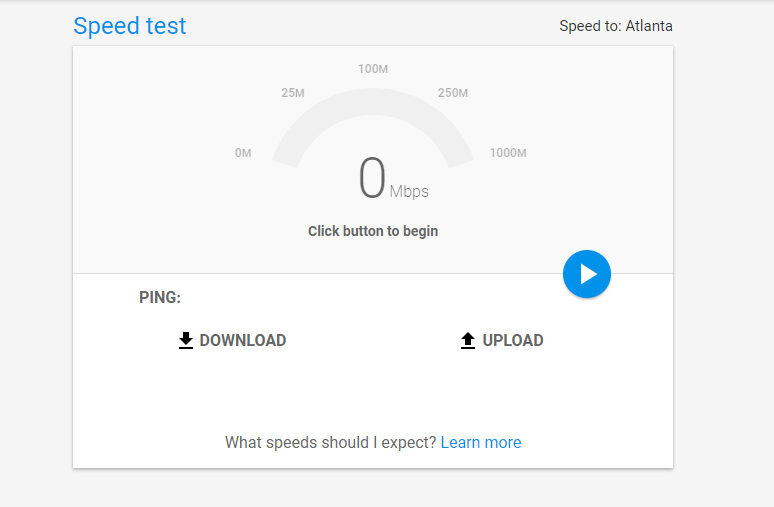 google test velocidad 5
