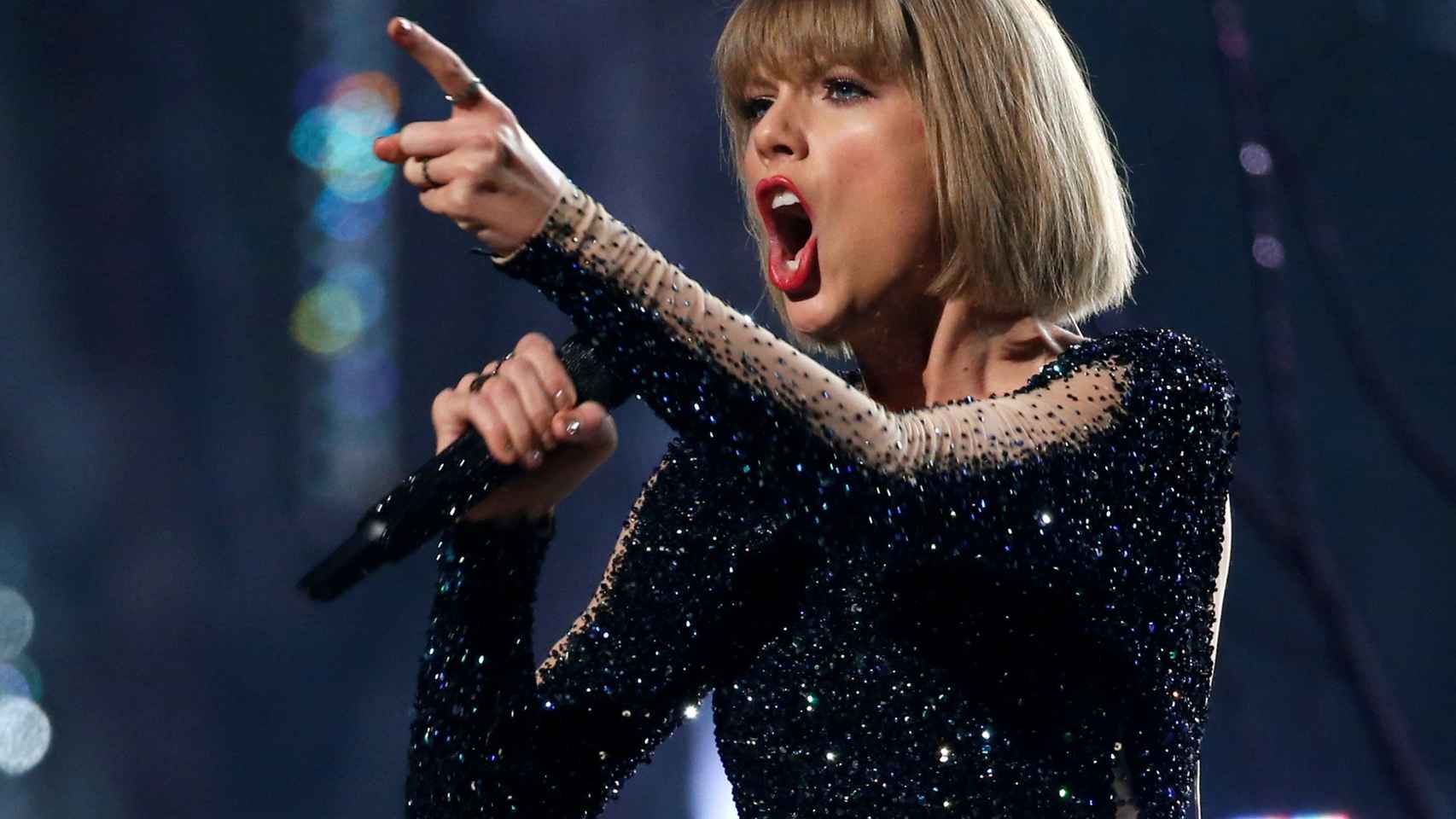 La cantante estadounidense Taylor Swift, durante una actuación en 2016.