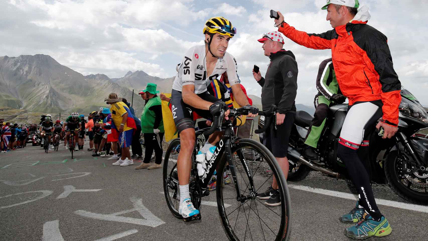 Mikel Landa, durante el pasado Tour de Francia.