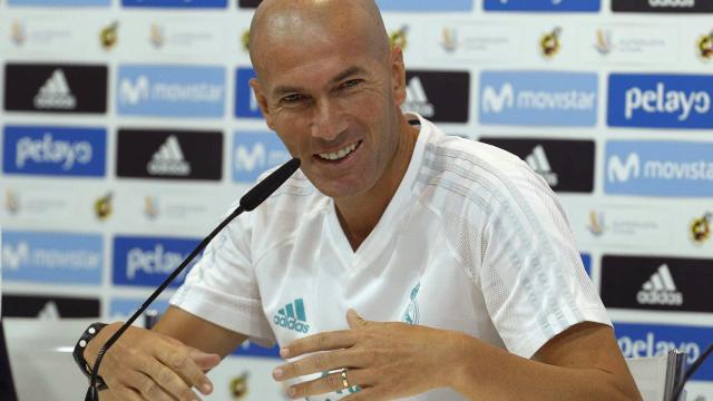 Zidane, en rueda de prensa.