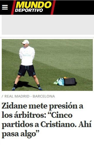 Zidane, acusado por la prensa catalana: el último sinsentido de Sport y Mundo Deportivo