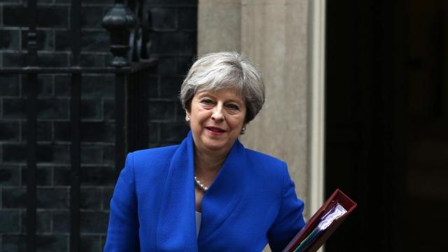 La primera ministra británica, Theresa May.