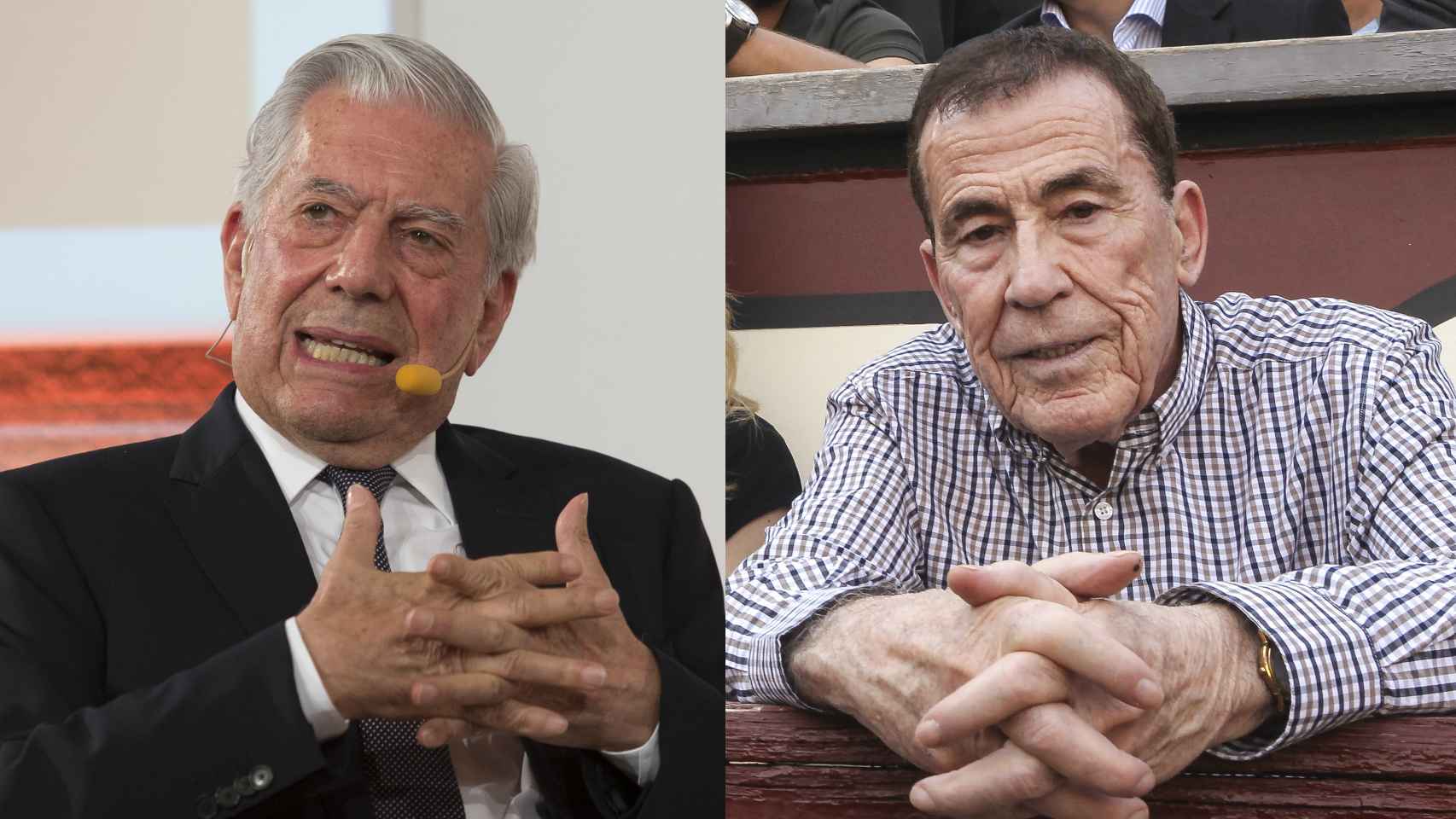 Mario Vargas Llosa y Fernando Sánchez Dragó.
