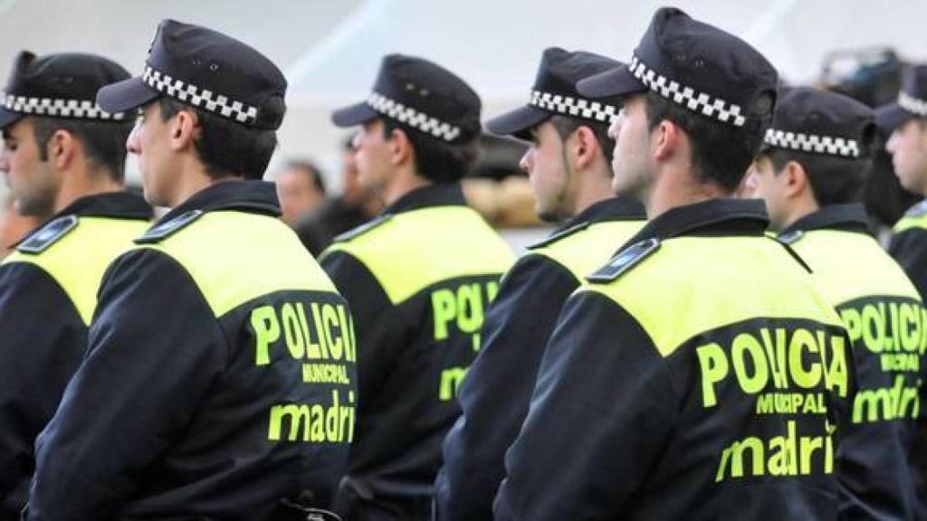 Un grupo de agentes de la Policía Local de Madrid.