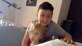 Imagen de los dos niños difundida internamente por la Policía.